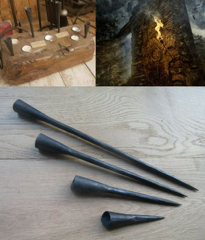 Medieval Dungeon Spike in Candle Holder 4inch.