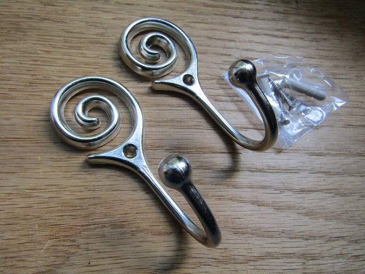 Spiral Swirl Curtain Tie Backs.