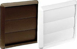 5inch Square Air Flap Vent Brown.