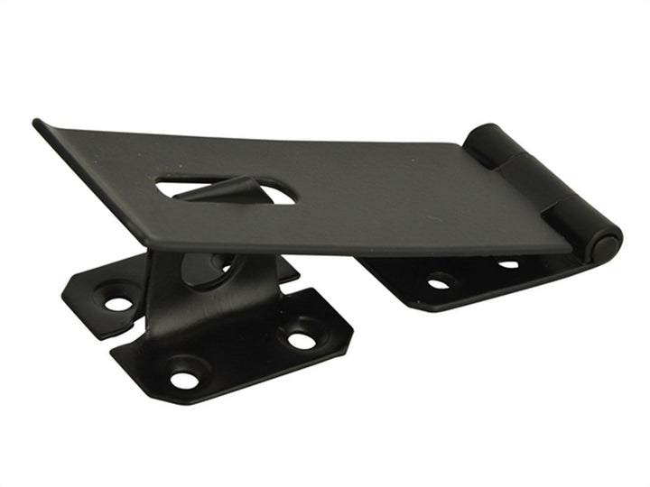Hasp And Staple 4.5inch Black Steel.
