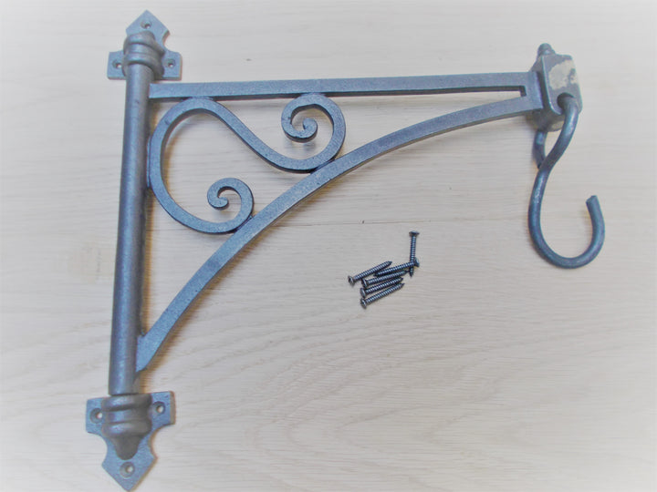 Swivel Lantern Hanging Hook Bracket Antique Iron.