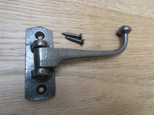 Swivel Arm Hook Antique Iron.