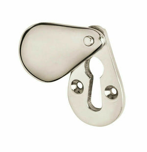 Pear Drop Escutcheon Polished Chrome.