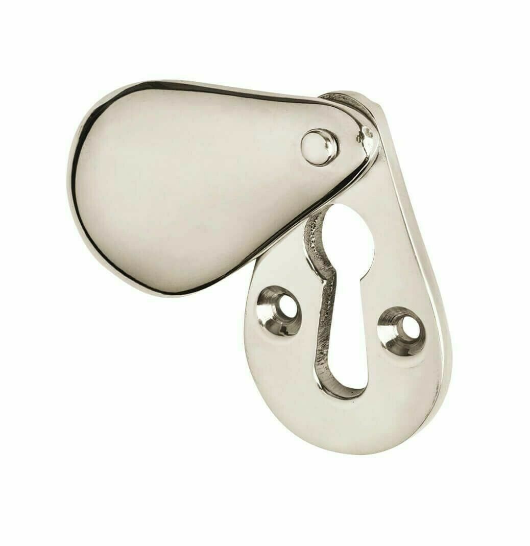 Pear Drop Escutcheon Polished Chrome.