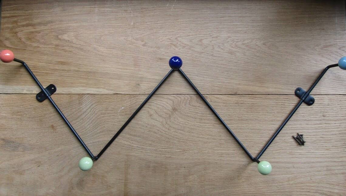 Multicoloured Atomic Coat Hook.
