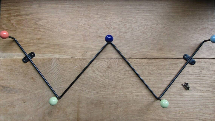 Multicoloured Atomic Coat Hook.