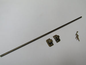 Tie Belt scarf Rail Antique Brass.