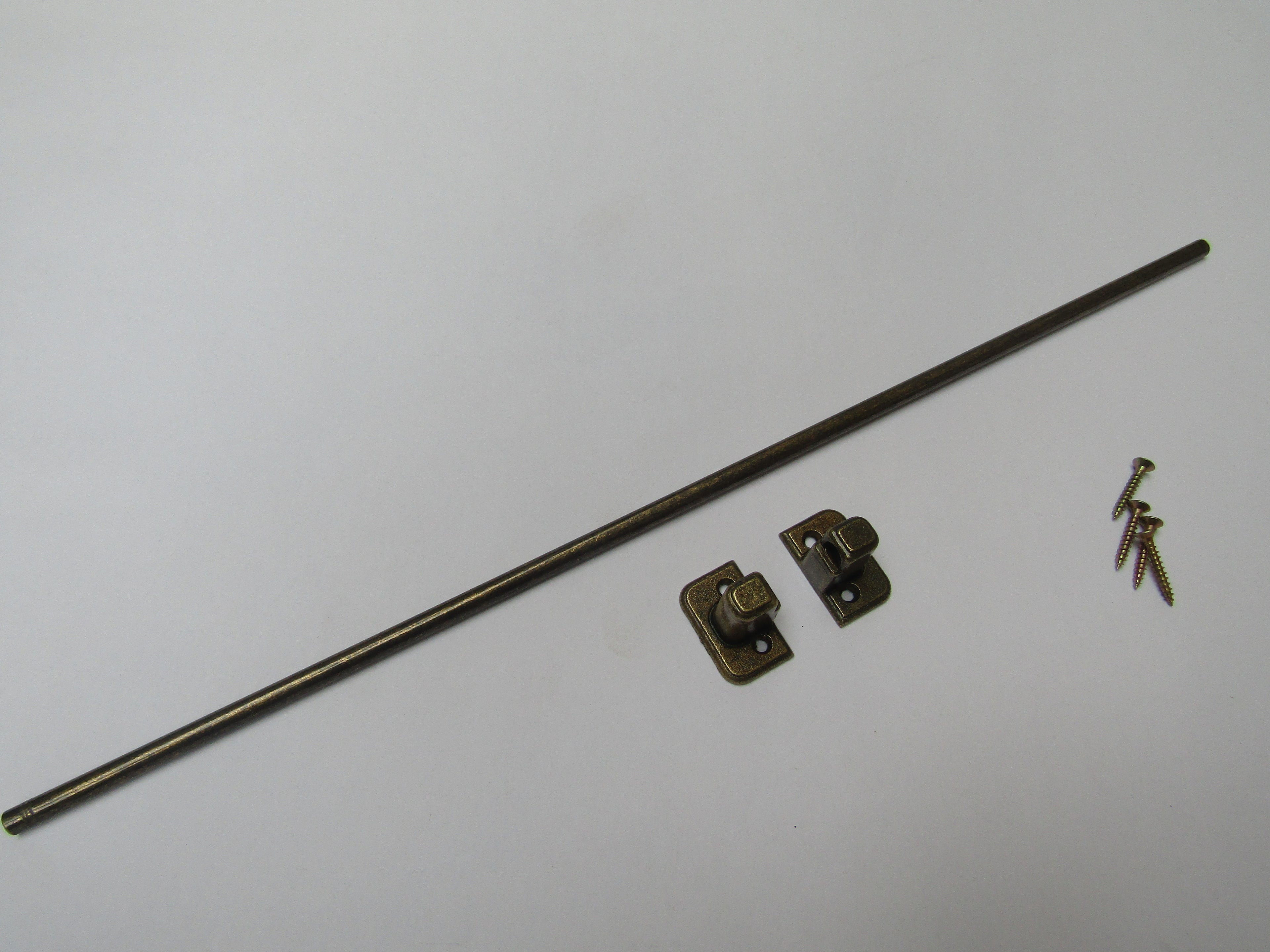 Tie Belt scarf Rail Antique Brass.