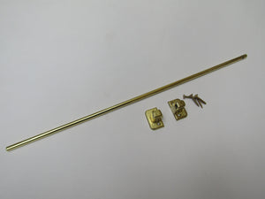 Tie Belt scarf Rail Brass.