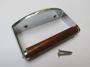 Toilet Roll Locking Holder Chrome.