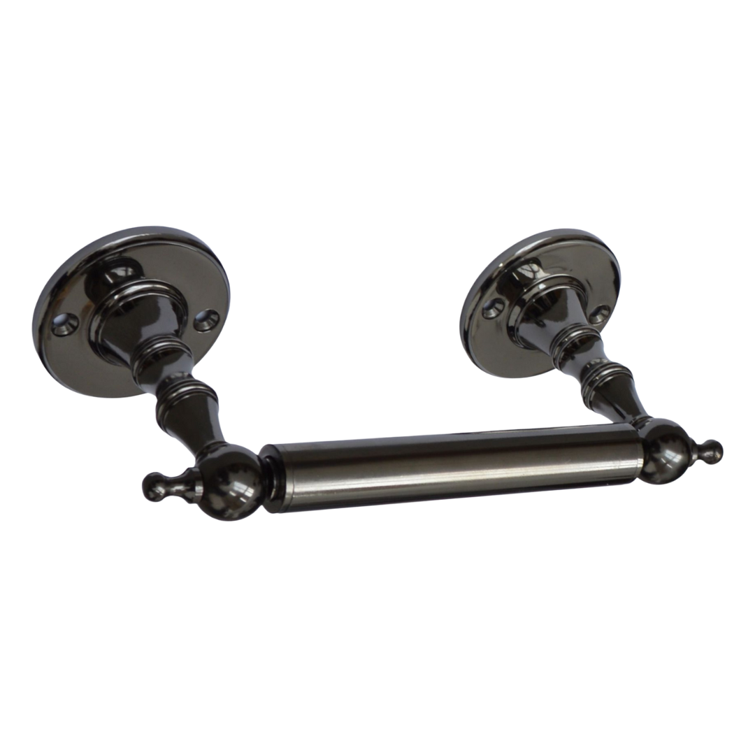 Windsor Royal Toilet Roll Holder Polished Black Nickel.