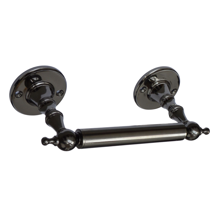 Windsor Royal Toilet Roll Holder Polished Black Nickel.