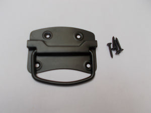 Traditional Steel Chest Handle Black Antique.