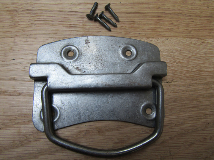 Traditional Steel Chest Handle Antique Iron.