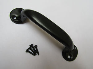 7inch Tubular Offset Handle Black Antique.