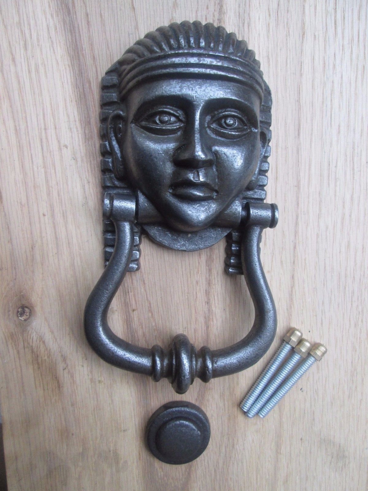 Tutankhamun Door Knocker Antique Iron.