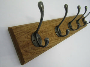 Cast Iron Antique Iron Victorian Coat Hook Rail.