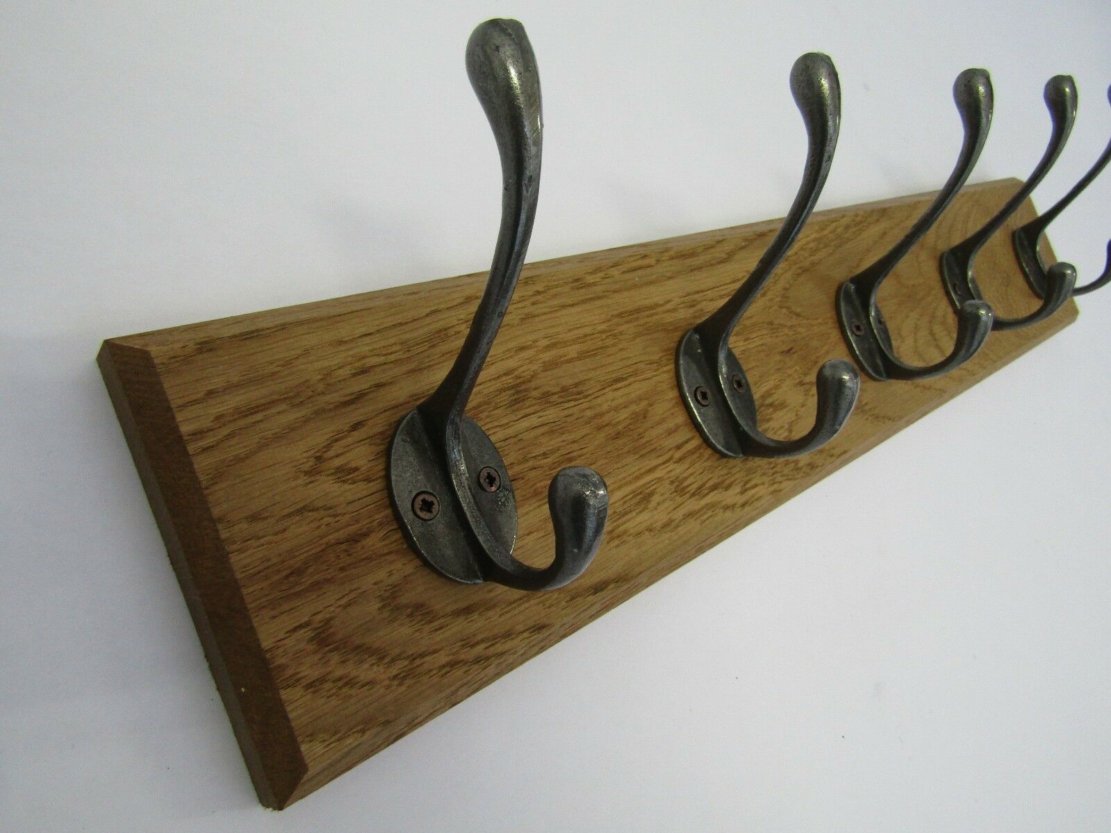 Cast Iron Antique Iron Victorian Coat Hook Rail.