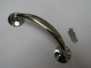 Victorian Bow Cabinet Pull Handle Polished Chrome 6inch.