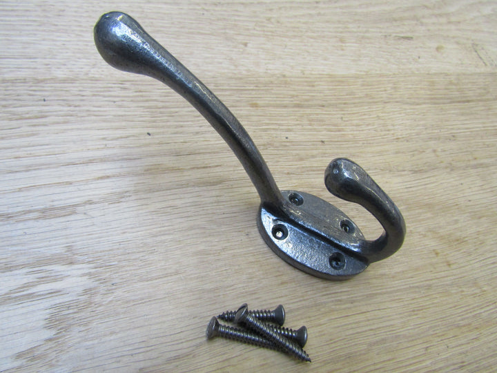 Victorian Coat Hook Antique Iron.