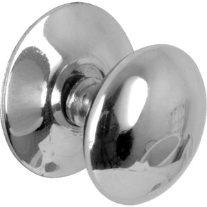 Victorian Cabinet Knob Polished Chrome 30mm.