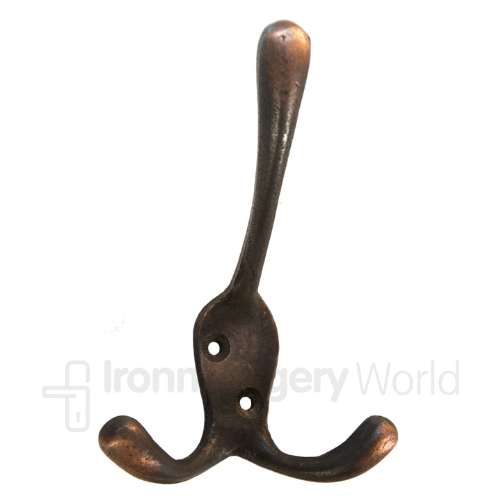 Liberty Victorian Triple Hook Antique Copper.