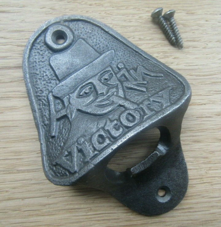 Cast Iron Victory V Day Bottle Opener.