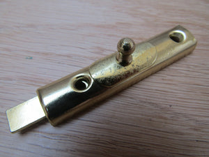 Vintage Retro Showcase Bolt Polished Brass.