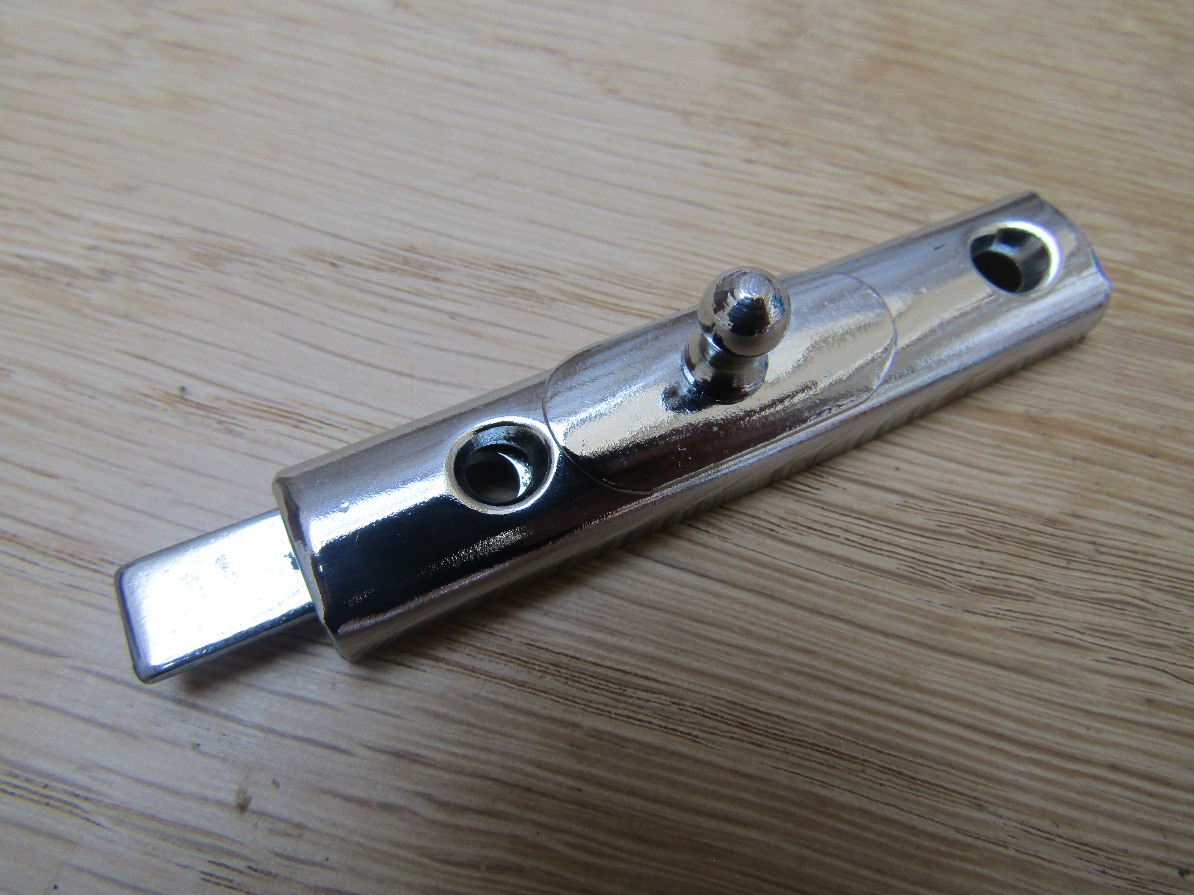 Vintage Retro Showcase Bolt Polished Chrome.