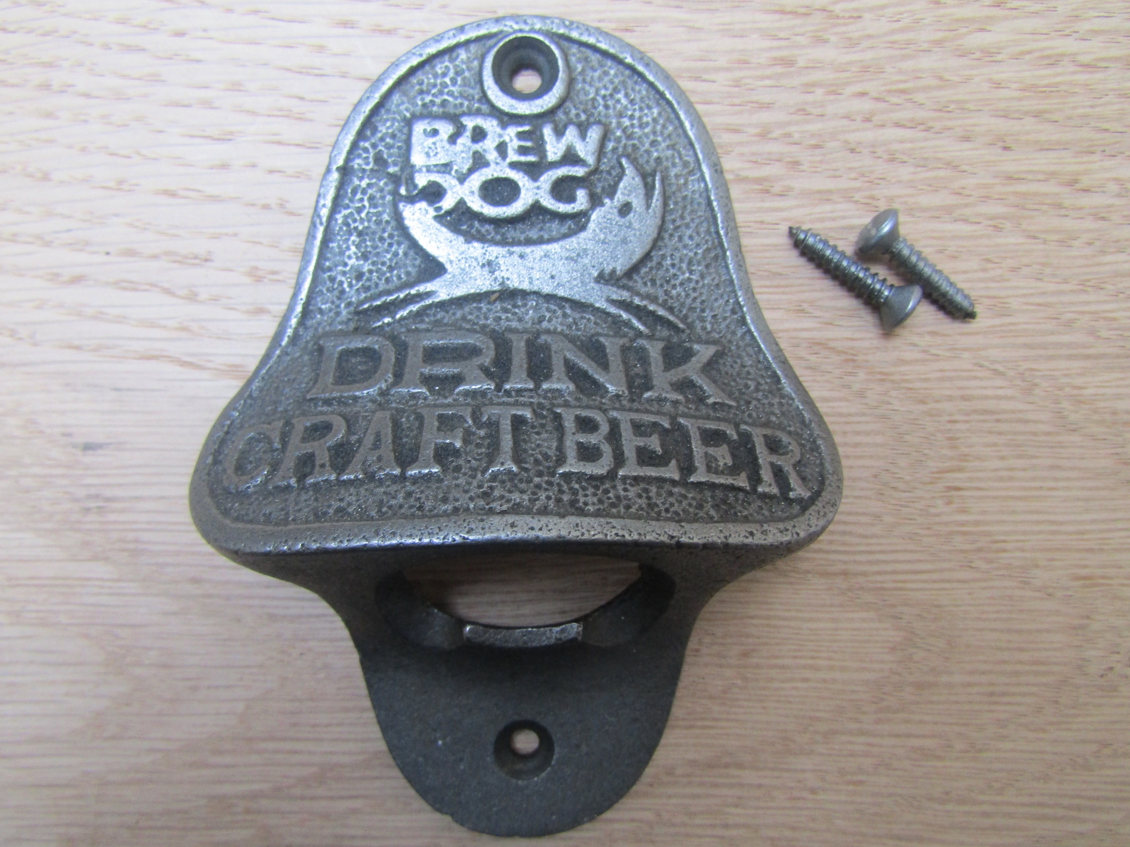 Cast Iron Brew Dog Bottle Opener.