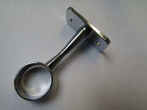 Chrome Retro Wardrobe Fittings Centre Bracket 19mm.