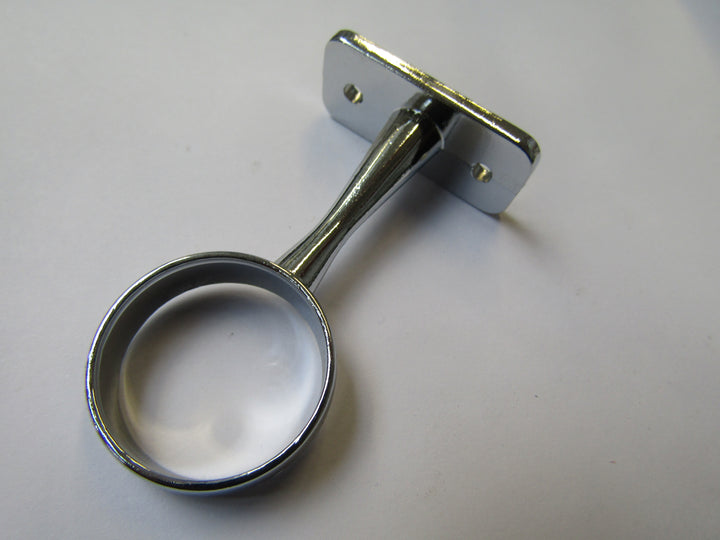 Chrome Retro Wardrobe Fittings Centre Bracket 25mm.