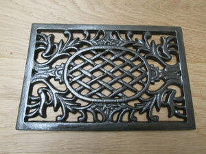 9inch x 6inch Westminister Flat Grille Cover Antique Iron.