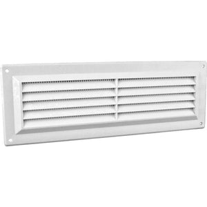 9inch x 3inch Louvre Air Vent White.