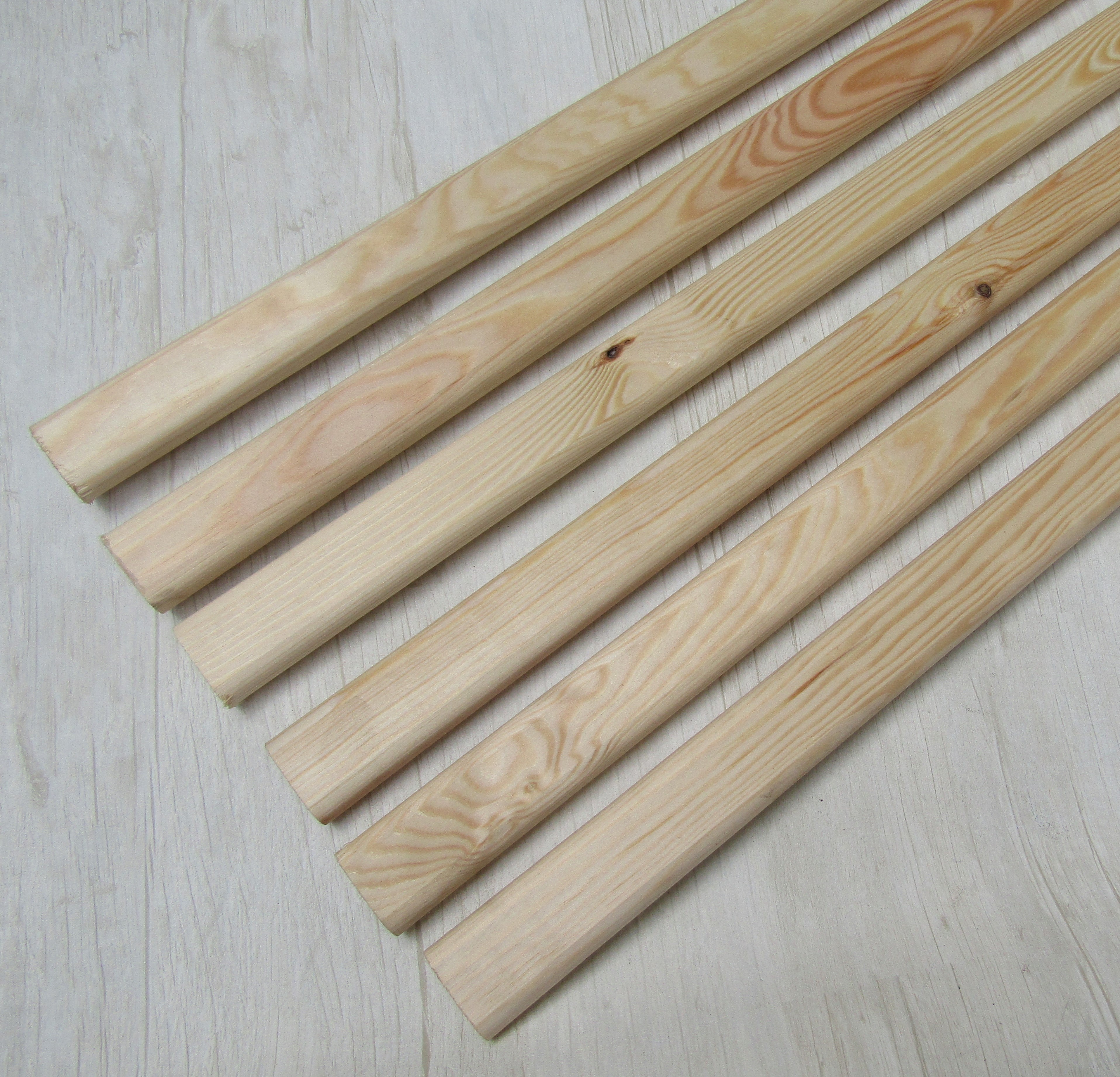 Wooden Lath Only 1.5m 6 Pack Lath.
