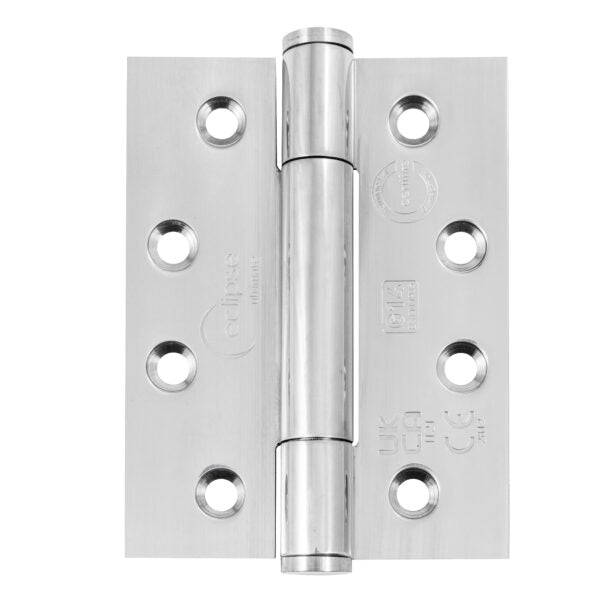 Fire Rated Concealed Bearing Hinge Grade 14 102x76mm Pack of 2