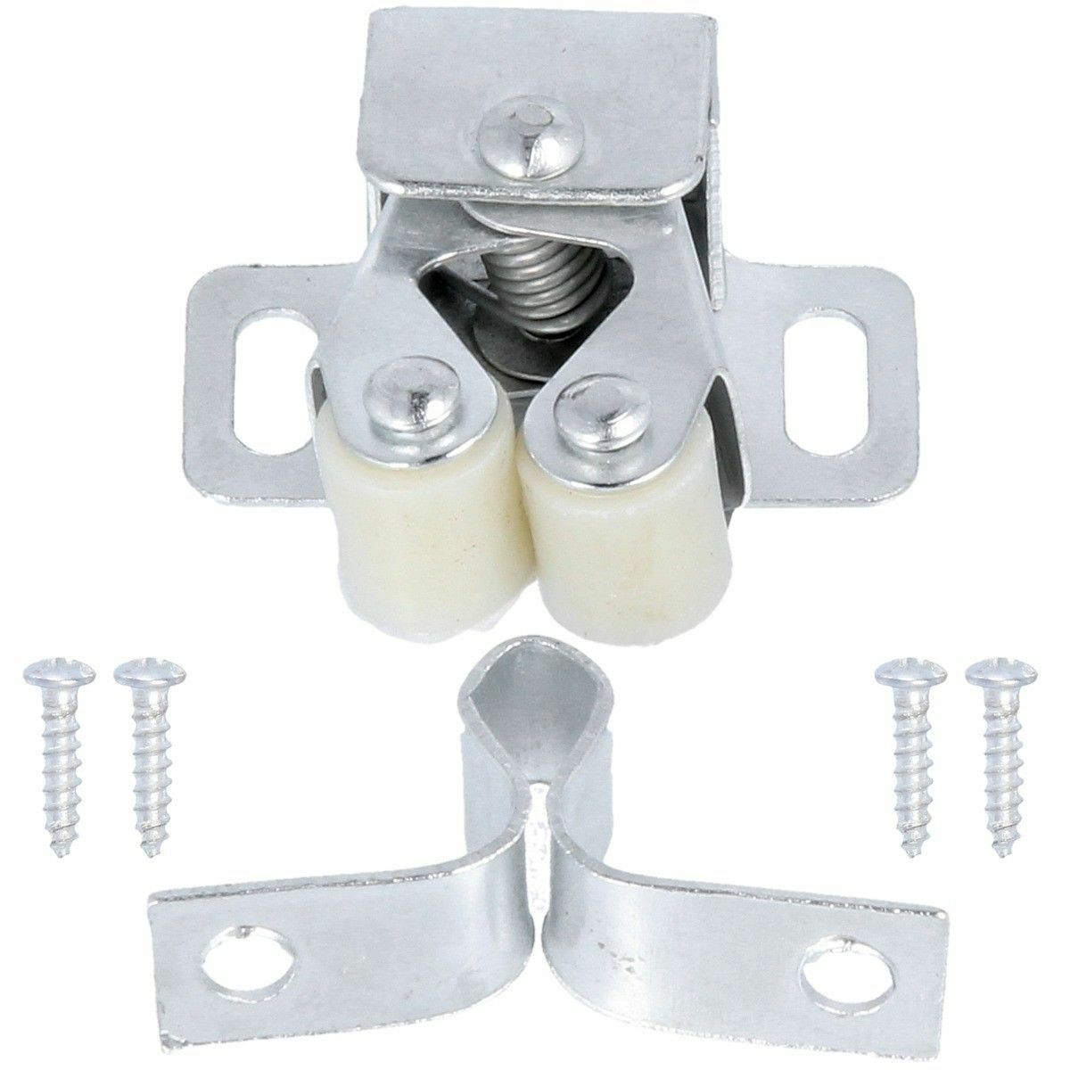 Pack of 10 Caravan double Roller Catch Zinc Plated.