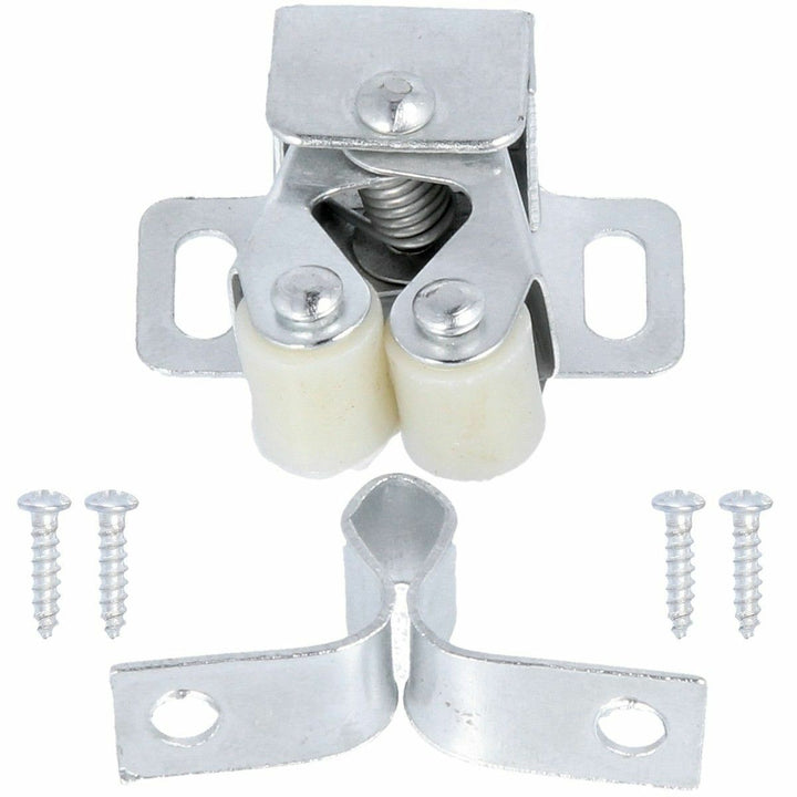 Pack of 10 Caravan double Roller Catch Zinc Plated.