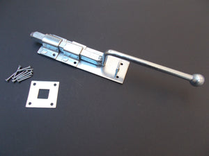 18inch Garage Gate Monkey Tail Bolt Zinc.